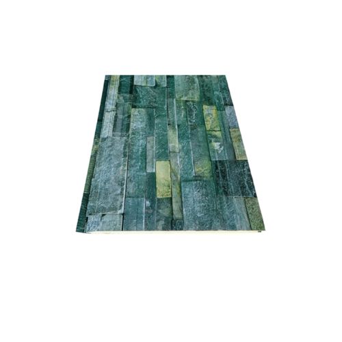 METAL SIDING PIEDRA VERDE TEXTURIZADO 3.80M