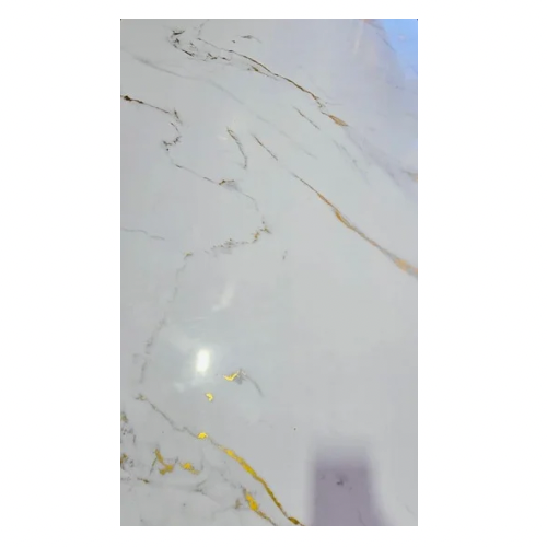 PLACA UV BLANCO C/DORADO