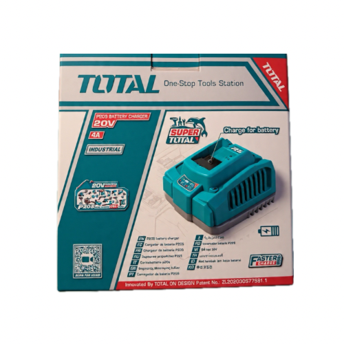 TOTAL CARGADOR BATERIA 20V 4AH