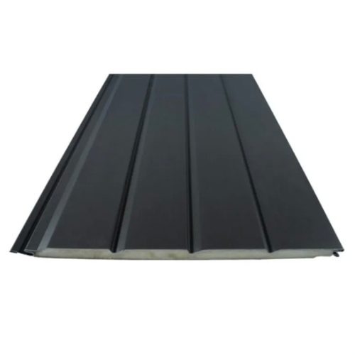 METAL SIDING NEGRO 4/TAB LISO
